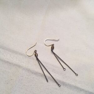 $8 ea or 3/$15  Silvertone Drop Earrings